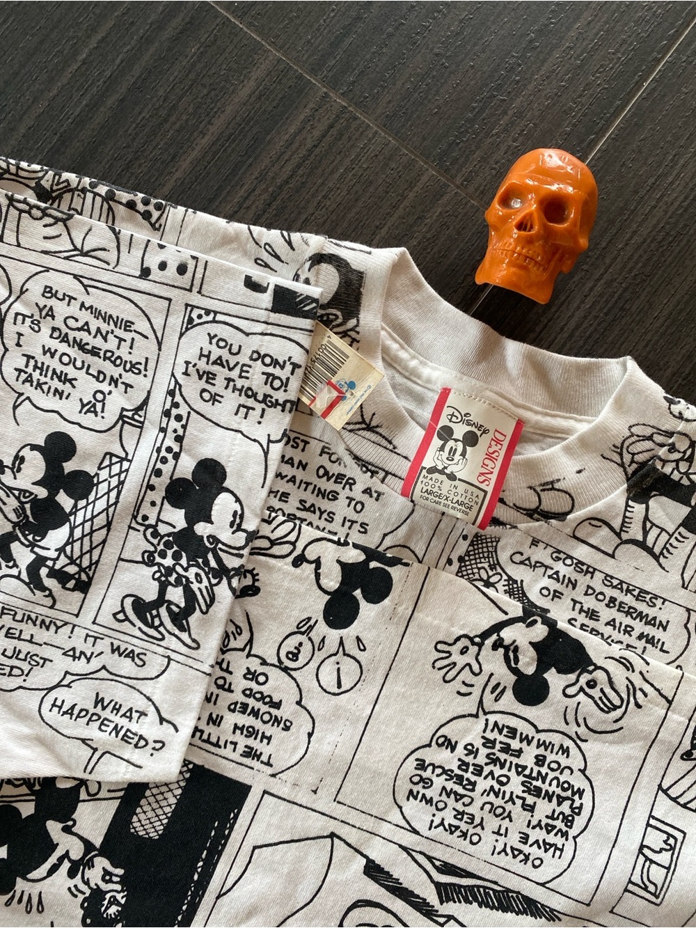 90s aop Disney Minnie Mouse shirt XL - Picture 4 of 7